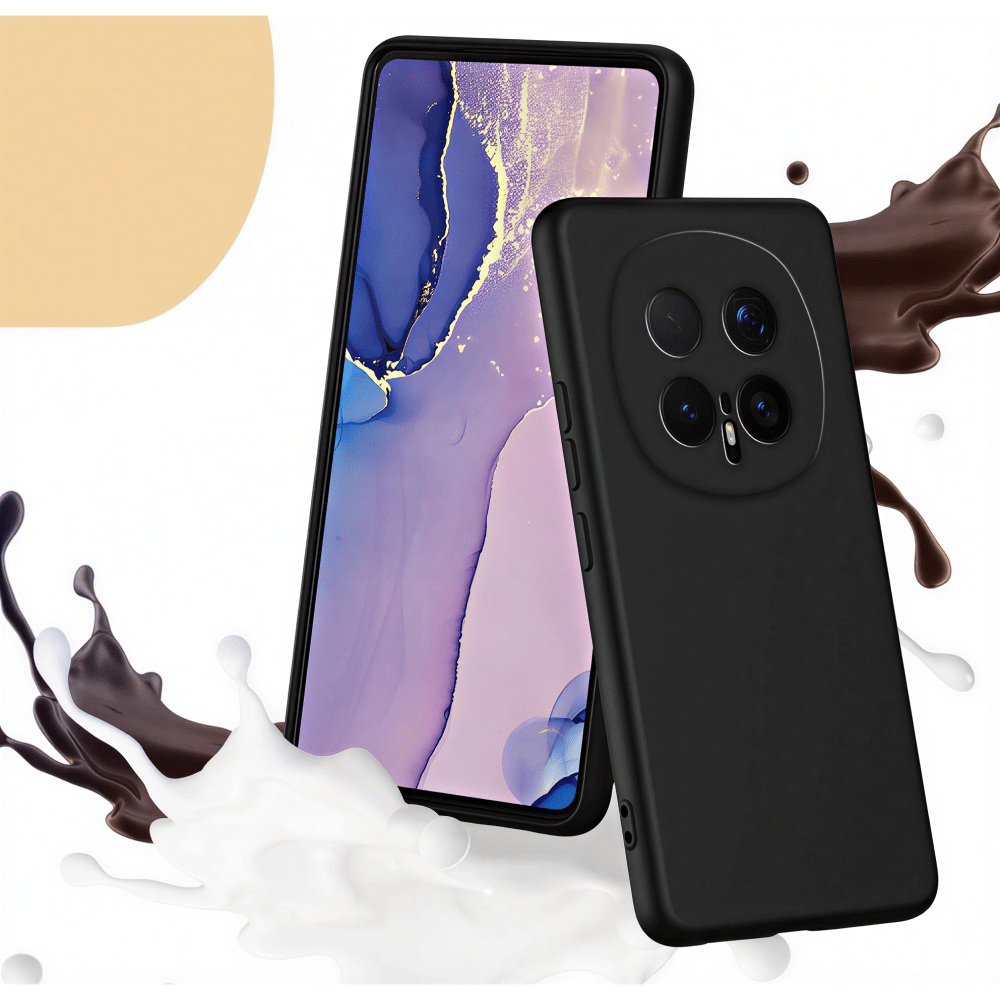 Honor Magic 8 Pro 5G prémium szilikon tok, Fekete - Image 3