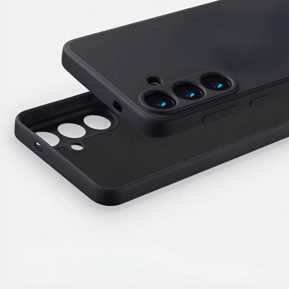 Premium szilikon tok, Samsung A37, Fekete - Image 3