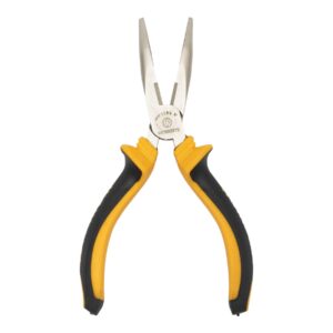 WORKSITE WT1286 hajlított csőrű fogó, 160mm hosszú, Cr-V acél alapanyag, professzionális tervezés