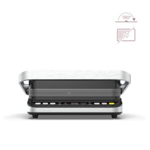 AENO AEG0005 EG5 kontakt grill, 2000 W, 3 az 1-ben sütő, kétoldalas lemezek, 6 program, LED kijelző