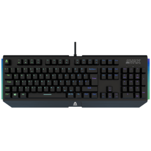 AVAX FS01 Full size mechanikus vezetékes alumínium billentyűzet Outemu piros switch, magyar kiosztás - Dobozsérült