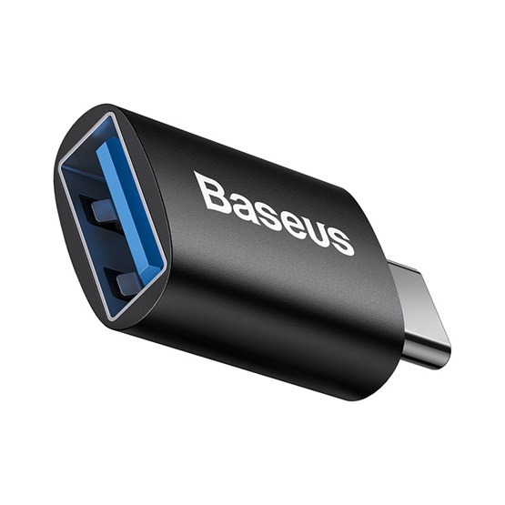 Baseus Ingenuity Mini USB Type-C – USB Type-A OTG adapter, fekete - Image 2