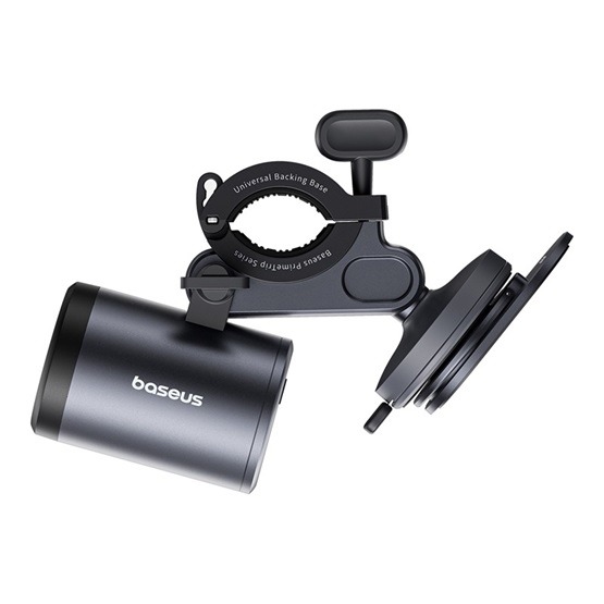 Baseus PrimeTrip 2-in-1 kerékpáros lámpa és telefontartó, fekete - Image 2