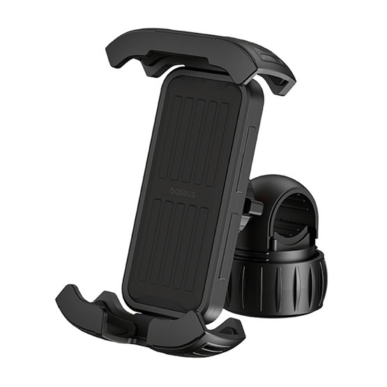 Baseus QuickGo kormányrúdra rögzíthető, kerékpáros telefontartó, fekete