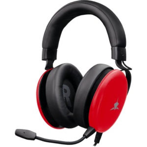 White Shark GH-2540R ELEPHANT vezetékes gamer fejhallgató mikrofonnal - piros