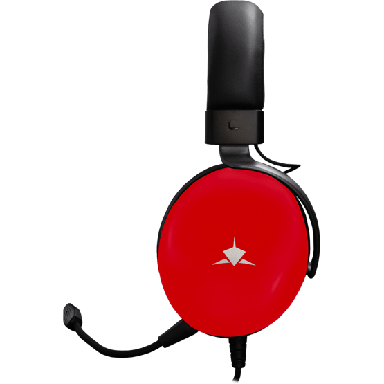 White Shark GH-2540R ELEPHANT vezetékes gamer fejhallgató mikrofonnal - piros - Image 3