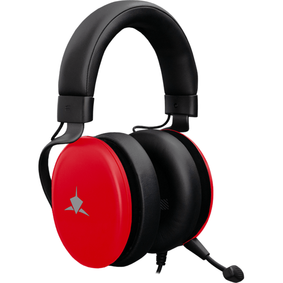 White Shark GH-2540R ELEPHANT vezetékes gamer fejhallgató mikrofonnal - piros - Image 2