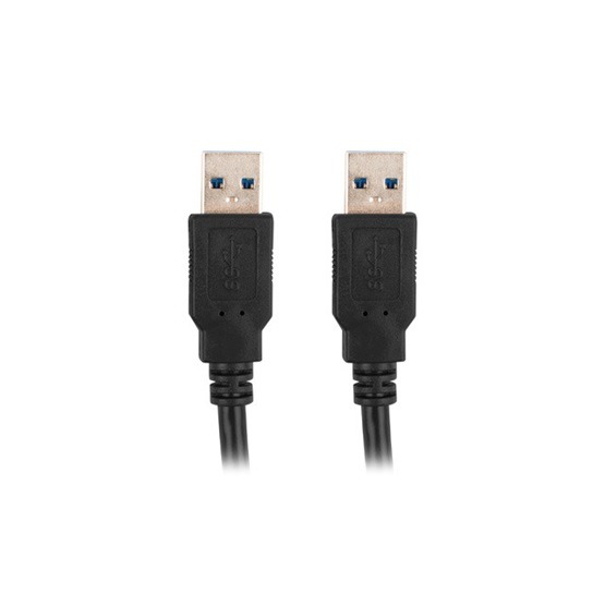 Lanberg USB-A (M/M) 3.0 kábel, 1,8 m, fekete - Image 2