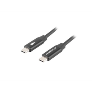 Lanberg USB-C (M/M) 2.0 kábel, 0,5 m, Quick Charge 4.0, fekete