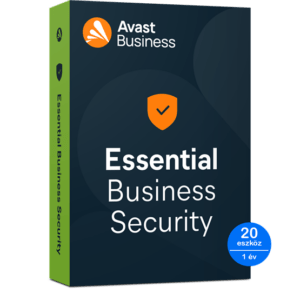 Avast Essential Business Security - 20 eszköz/1 év, elektronikus licenc