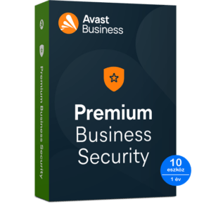 Avast Premium Business Security - 10 eszköz/1 év, elektronikus licenc