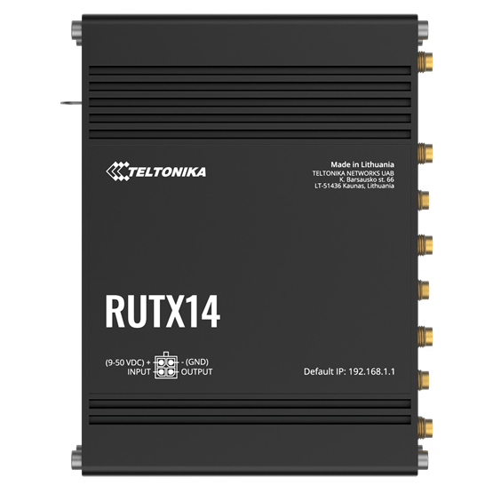 Teltonika LTE Cat12 router, 5xRJ45, Wi-Fi, GNSS, Bluetooth, ipari - Image 3