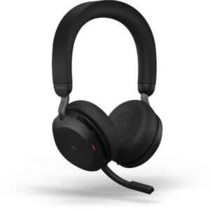 Jabra Evolve2 75, Link380a MS Stereo Black, Evolve2 75 headset Black MS, Link 38