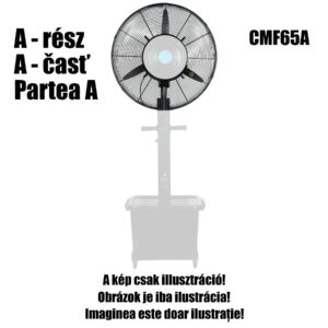 HOME CMF65A párásító ventilátor rácsok és ventilátor lapát