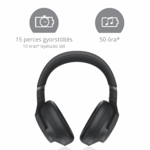 Technics EAH-A800E-K vezeték néküli fejhallgató, fekete