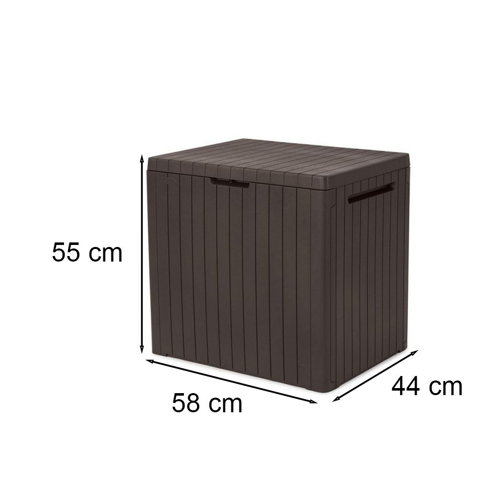 City műanyag kerti tároló 113L - Image 3