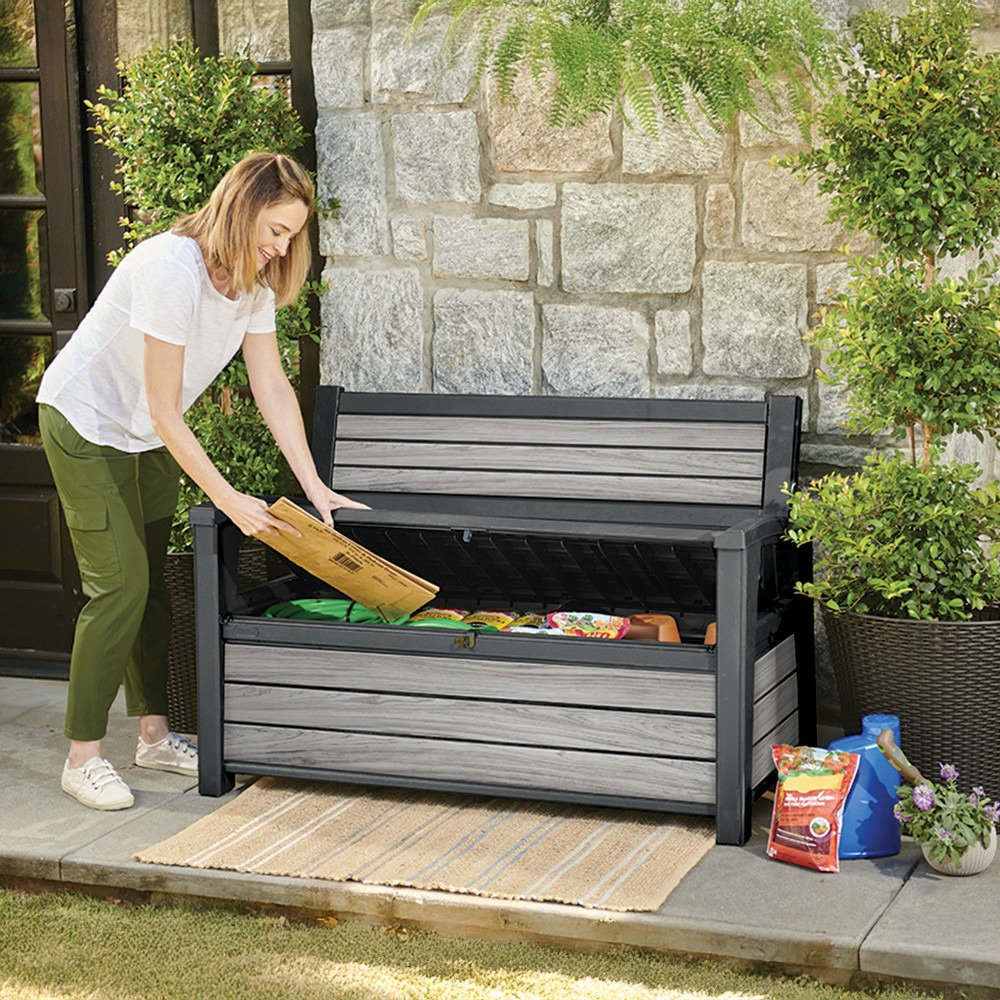 Decocoat műanyag kerti pad/tároló 227 L - Image 2