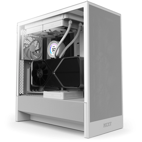 NZXT Midi - H5 Flow (2024) - Matt fehér - CC-H52FW-01