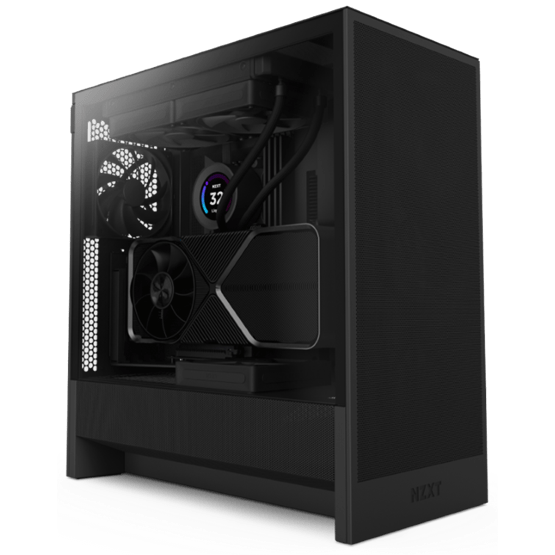 NZXT Midi - H5 Flow (2024) - Matt fekete - CC-H52FB-01