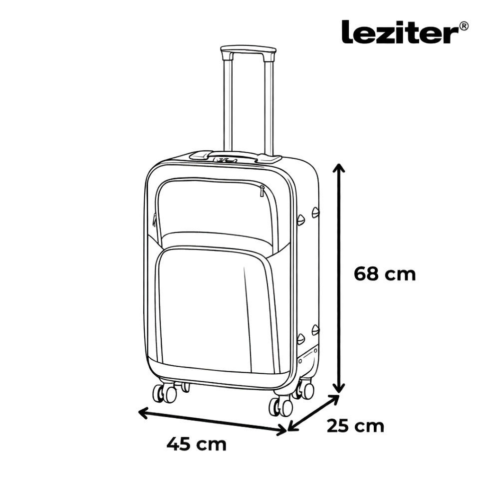 TraveLux Light IV gurulós bőrönd szett - Image 3