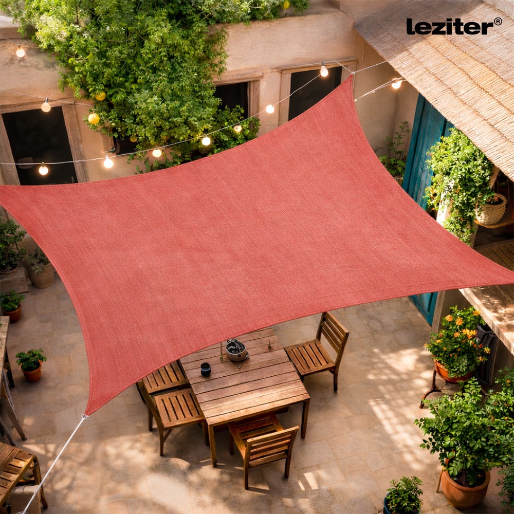 Rana napvitorla négyszög alakú 5x6 m piros - Image 2