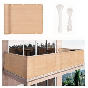 Erkély árnyékoló, belátásgátló 5 m bézs