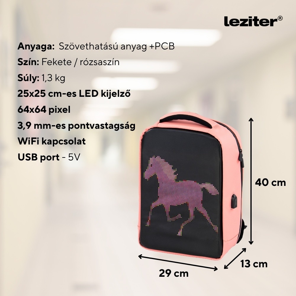 Pixo ledes okos hátizsák - Image 3