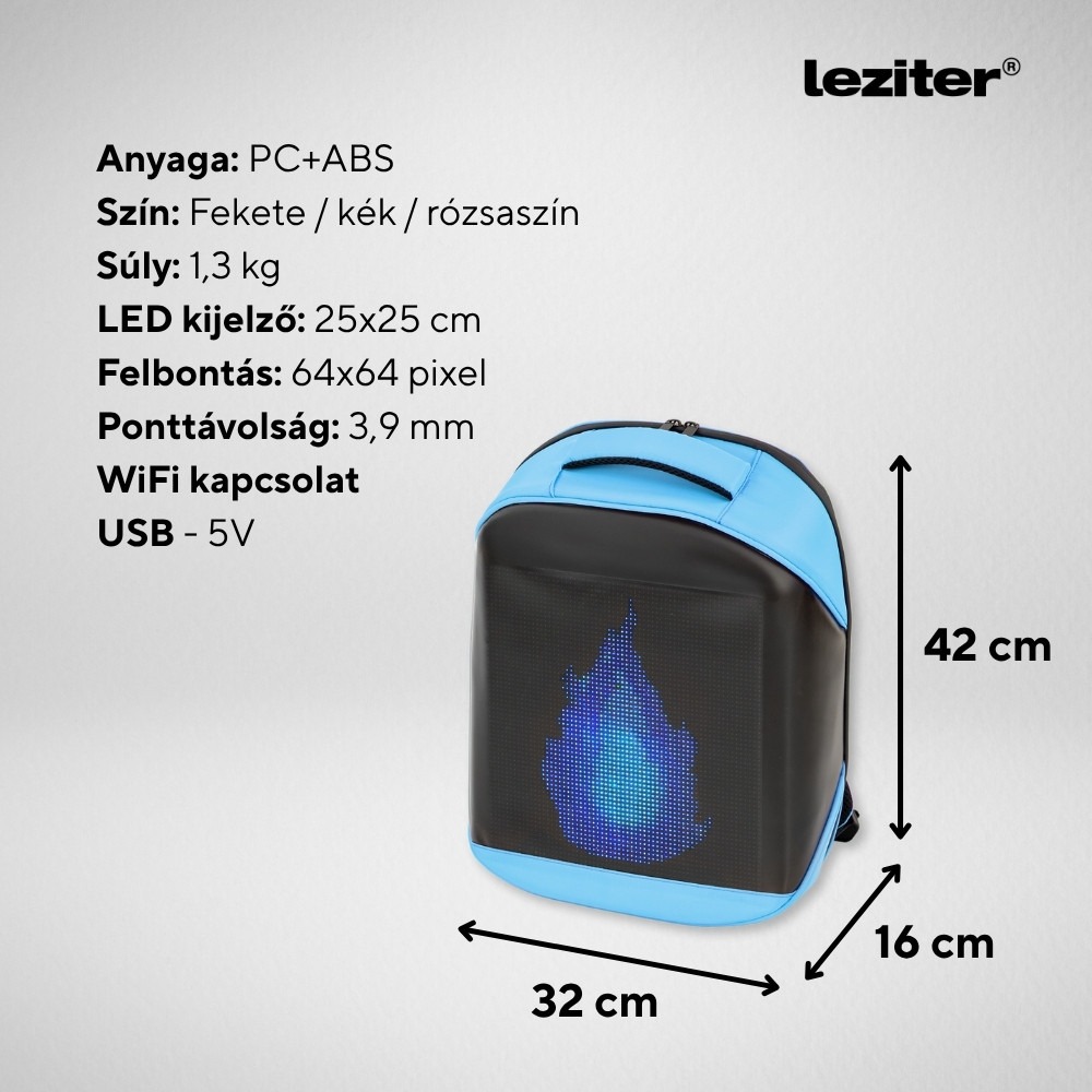 Pixa ledes okos hátizsák - Image 3