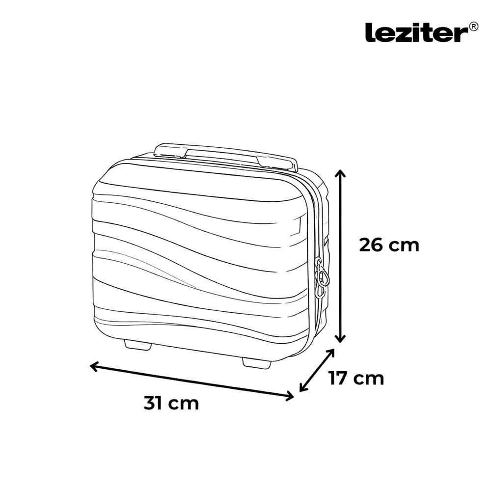 TraveLux Voyager kisméretű kézi bőrönd keményfedeles 26x31x14 cm - Image 3