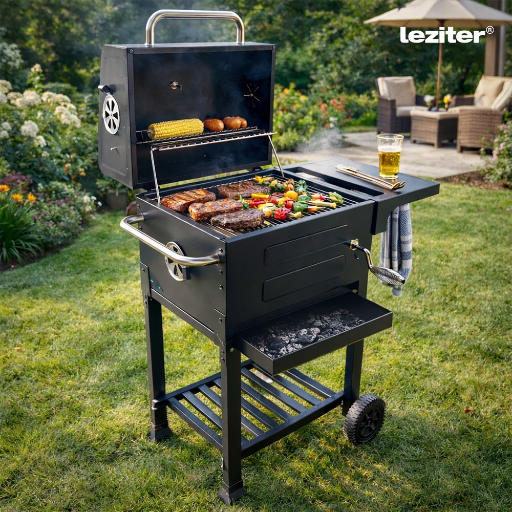 Helix multifunkciós faszenes kerti grillsütő - Image 2