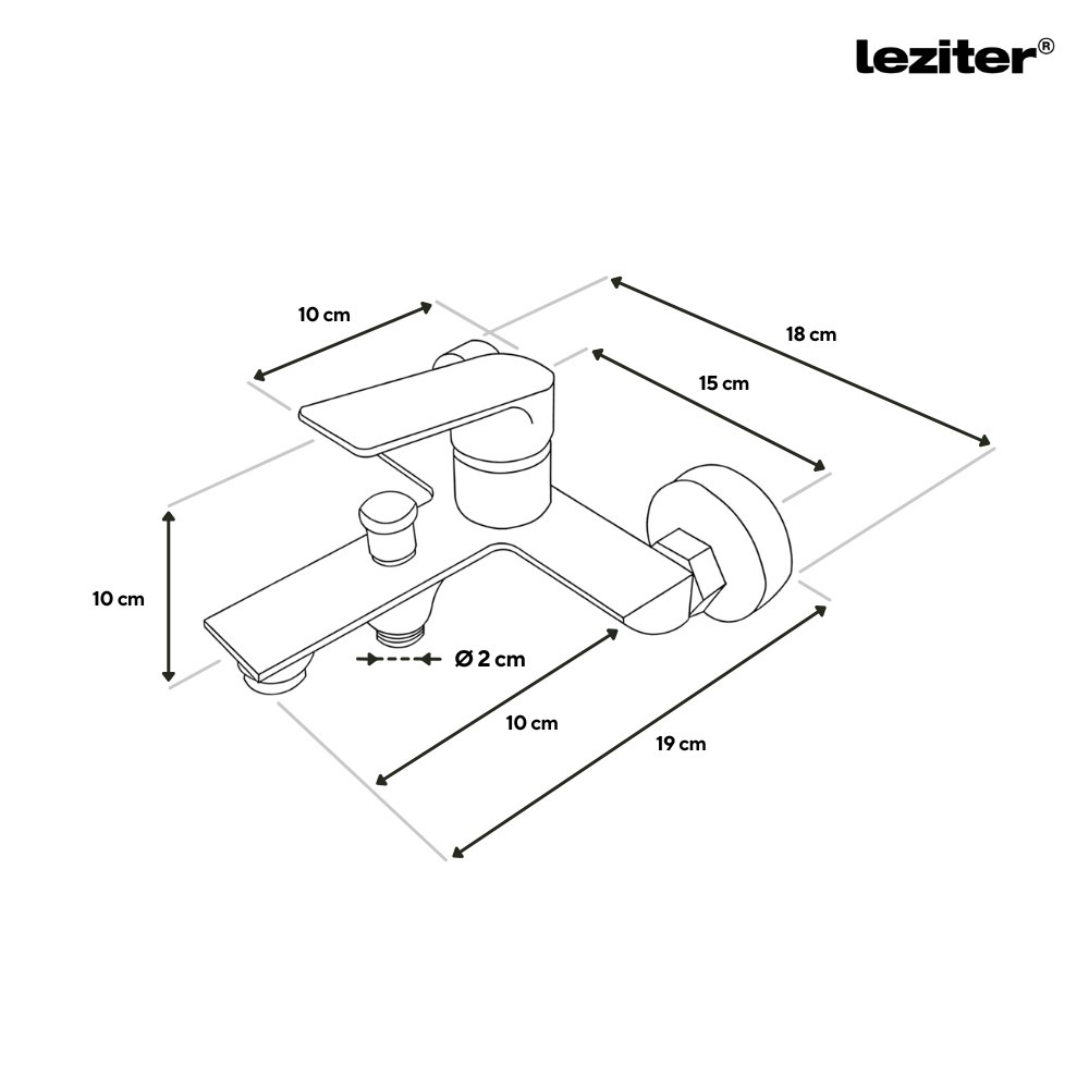 Auri kádtöltő csaptelep - Image 3