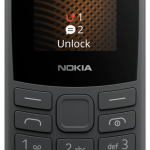 Nokia 105 4G DS kártyafüggetlen mobiltelefon fekete