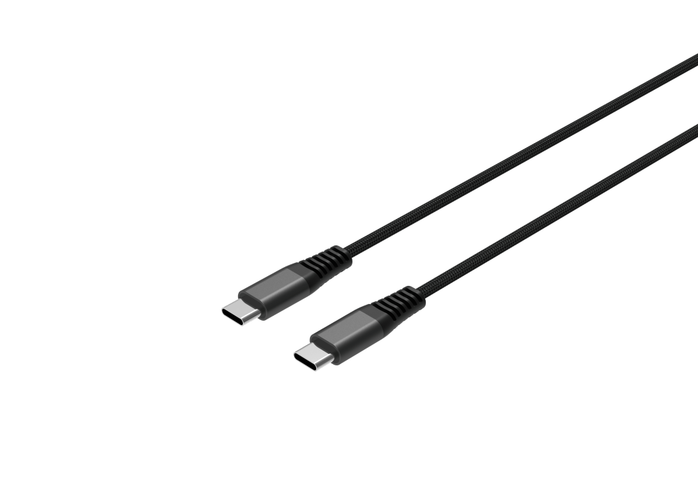 Type-C adatkábel ipari felhasználásra 2m, Fekete - Image 2