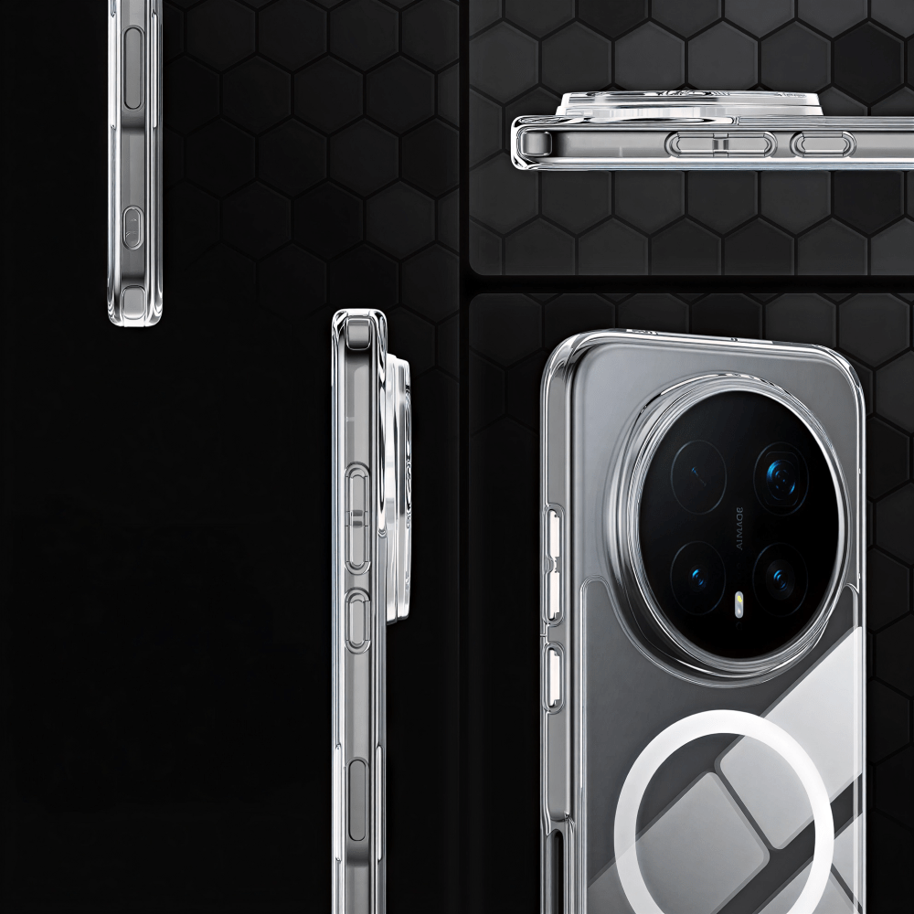 Honor Magic 8 Pro mágneses szilikon tok, Átlátszó - Image 3