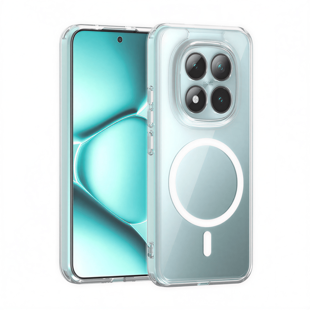 Xiaomi Redmi Note 15 5G Pro+ mágneses szilikon hátlap,Átlátszó