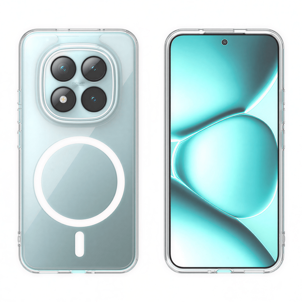 Xiaomi Redmi Note 15 5G Pro+ mágneses szilikon hátlap,Átlátszó - Image 2