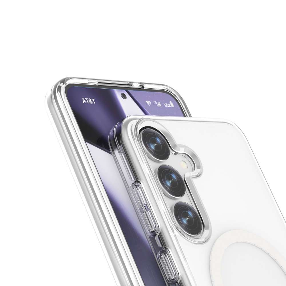 Samsung A27 mágneses szilikon tok, Átlátszó - Image 3