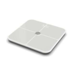 AENO ABS0001S BS1S okos testmérleg, 15 féle mérőszám, LED kijelző, 180 kg-ig terhelhető, AENO app, 10+1 profil, ITO üveg