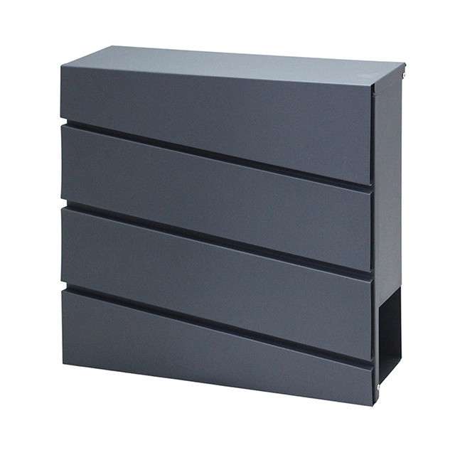 Postaláda horganyzott acélból újságtartóval antracit - Image 3