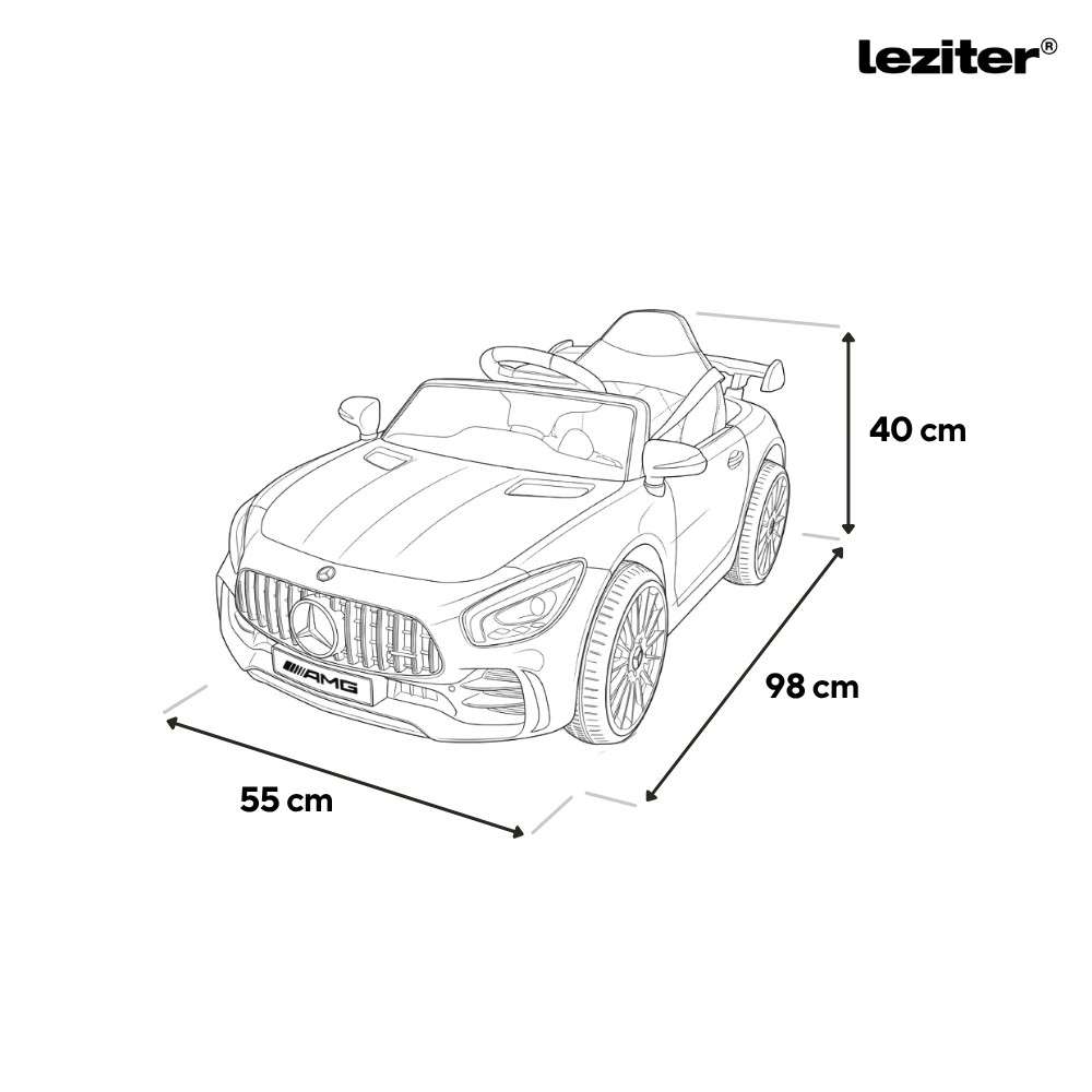 Elektromos autó AMG Mercedes-Benz fekete - Image 3