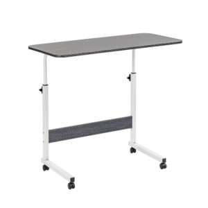 Állítható magasságú laptopasztal 80x40 cm fekete