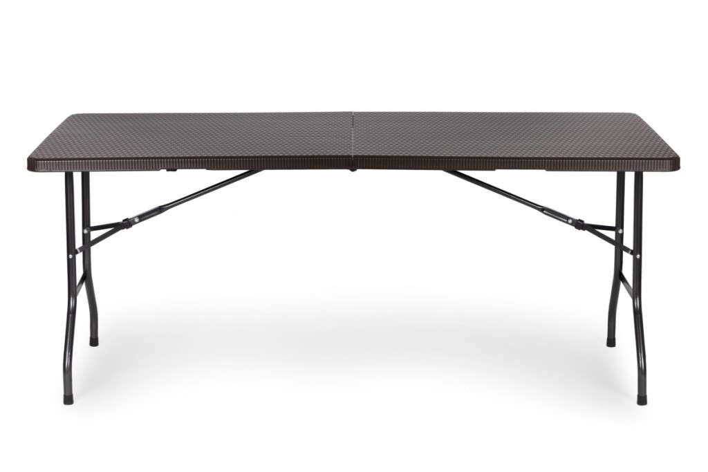 Rattan hatású összecsukható kerti asztal - Image 2