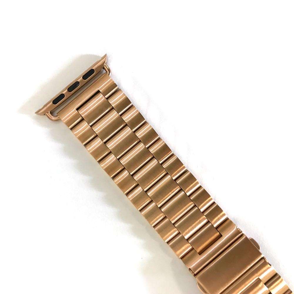 Apple watch fém óraszíj, 42/44/45 mm, RoseGold - Image 2