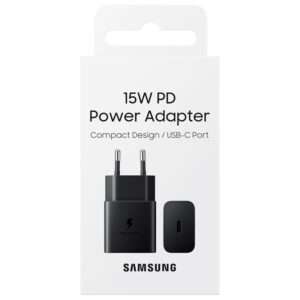 15W Power Adapter (Without cable), Black