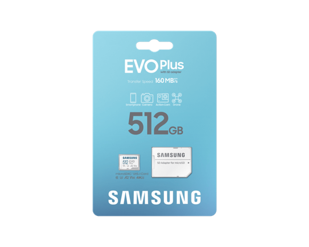 Samsung EVO PLUS (Blue Wave) 160MB/sec 512GB - Image 2
