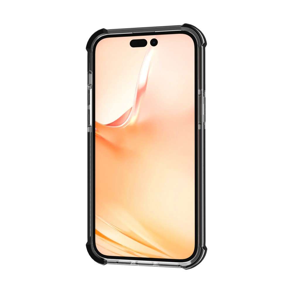 iPhone 13 Pro ütésálló szilikon hátlap, Fekete - Image 2
