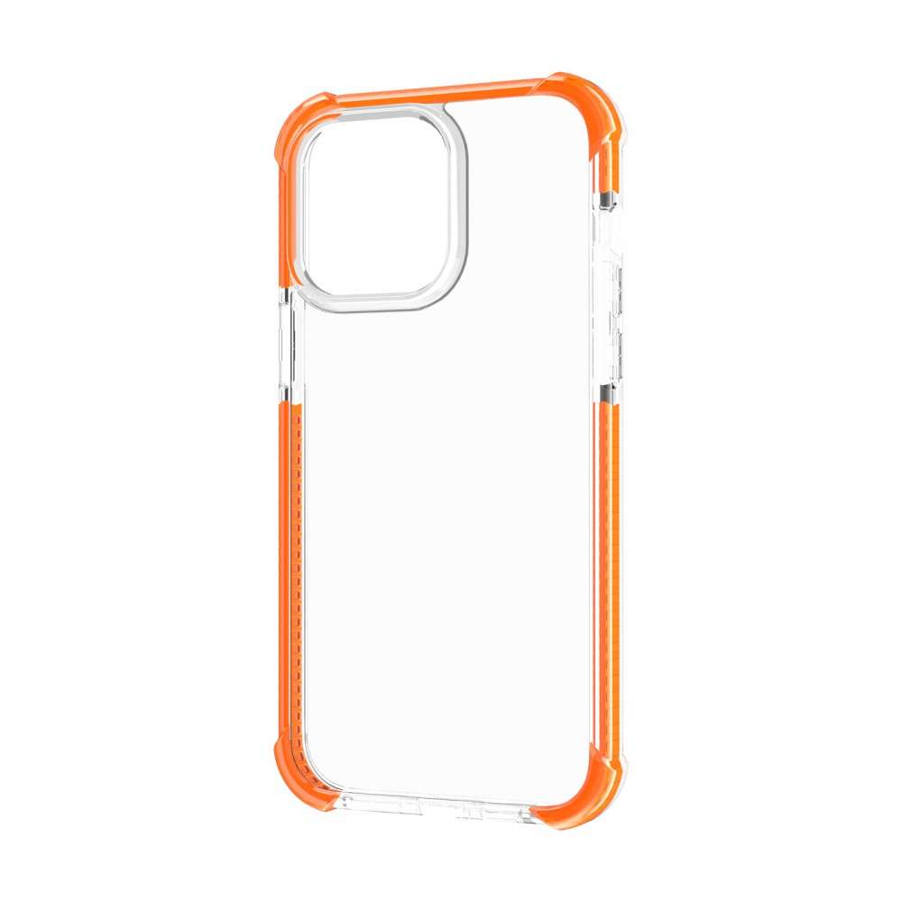 iPhone 15 Pro Max ütésálló szilikon hátlap, Narancs - Image 2