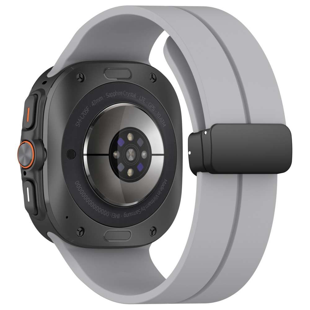 Samsung Galaxy Watch Ultra mágneses szil. óraszíj,24mm,V.szürk - Image 3