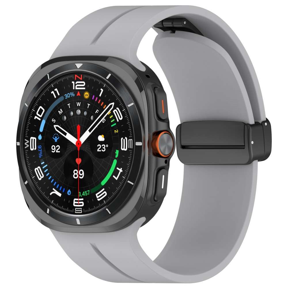 Samsung Galaxy Watch Ultra mágneses szil. óraszíj,24mm,V.szürk - Image 2