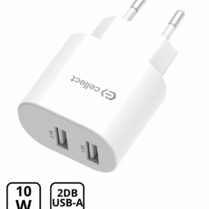 Hálózati töltő adapter 10W, Fehér